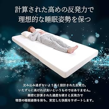 マットレス ダブル 厚10cm 高反発 硬さ190N 三つ折り メッシュ マットレス ダブル 厚10cm 高反発 硬さ190N 三つ折り メッシュ